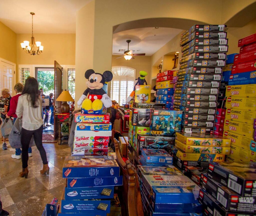 760 boxes of Legos.