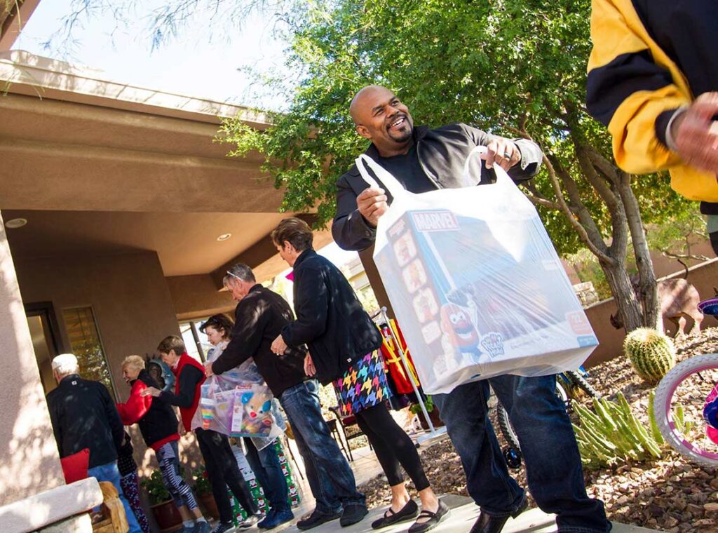Distribution of toys